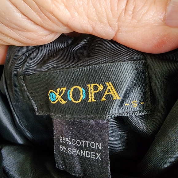 Kopa Leopard Print Strapless Dress Glam Retro Party S - Picture 3 of 6